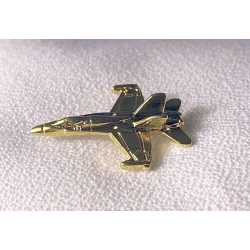 F 18 Hornet strike fighter znaczek 3D samolot na pins złoty (id: 200)
